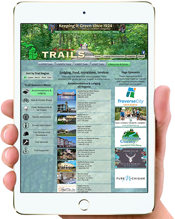 Michigan Trails Website Page